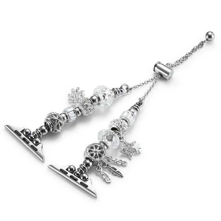 Helt Vildt Cool Metal Universal Rem passer til Apple Smartwatch - Sølv#serie_3