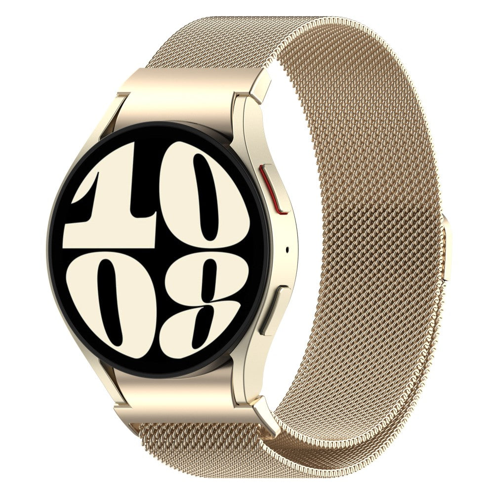 Samsung Galaxy Watch Universal 20mm Stainless Steel Watchband Quick Release Watch Strap - Champagne Gold#serie_4