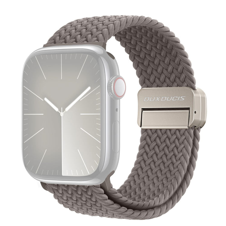 Super Pænt Nylon Universal Rem passer til Apple Smartwatch - Sølv#serie_3