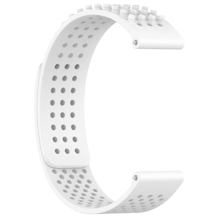 Fremragende Silikone Universal Rem passer til Smartwatch - Hvid#serie_3