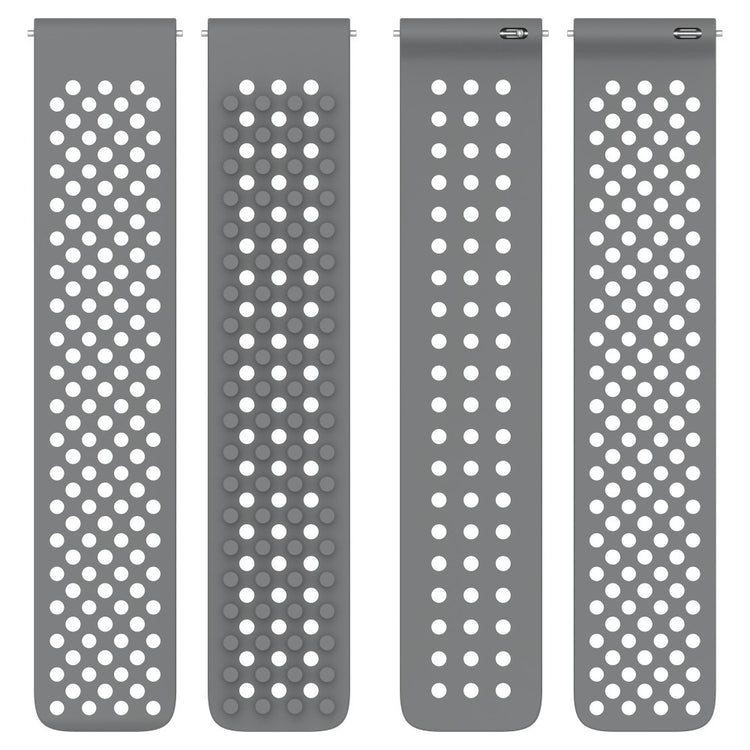 Fremragende Silikone Universal Rem passer til Smartwatch - Rød#serie_9