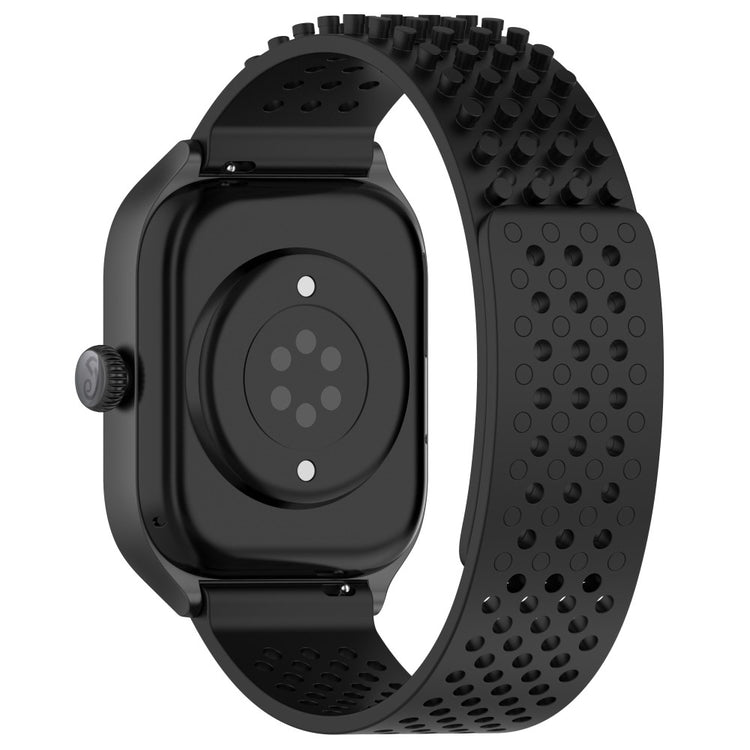 Huawei Watch GT 4 / 3 / 2 46mm Silicone Watch Strap 22mm Breathable Quick Release Watch Band - Black#serie_10