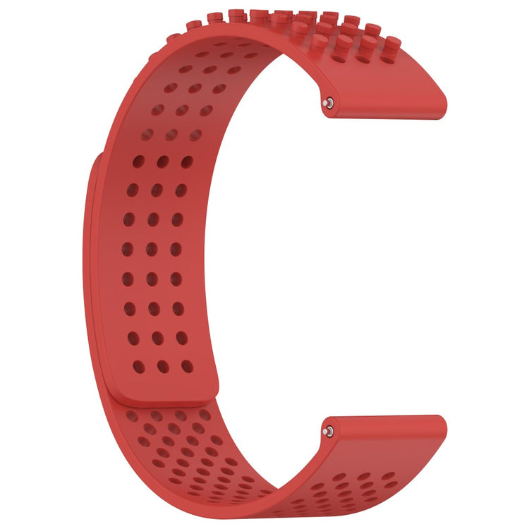 Fremragende Silikone Universal Rem passer til Smartwatch - Rød#serie_11