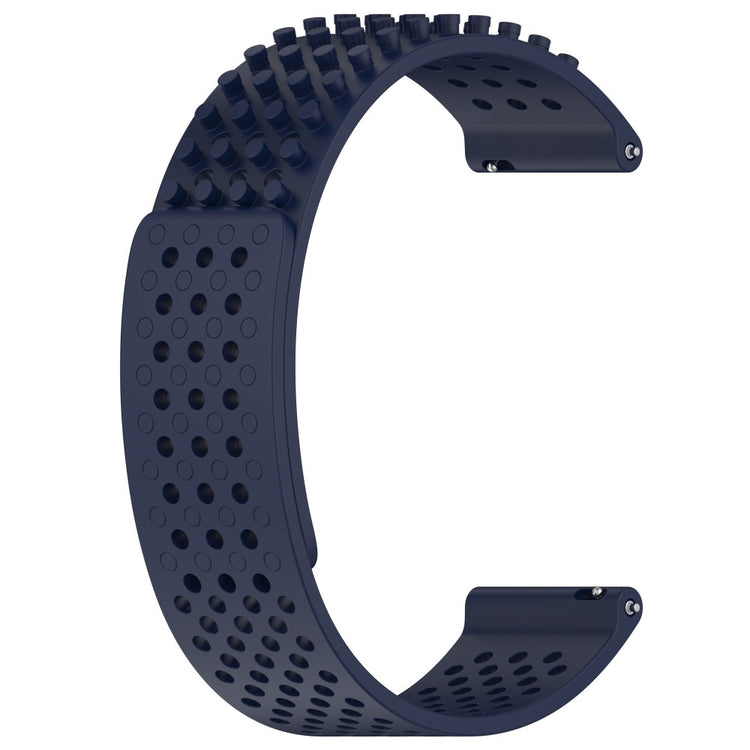 Fremragende Silikone Universal Rem passer til Smartwatch - Blå#serie_14