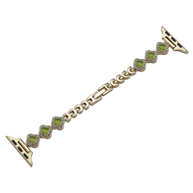 Vildt Fantastisk Rhinsten Universal Rem passer til Apple Smartwatch - Guld#serie_2