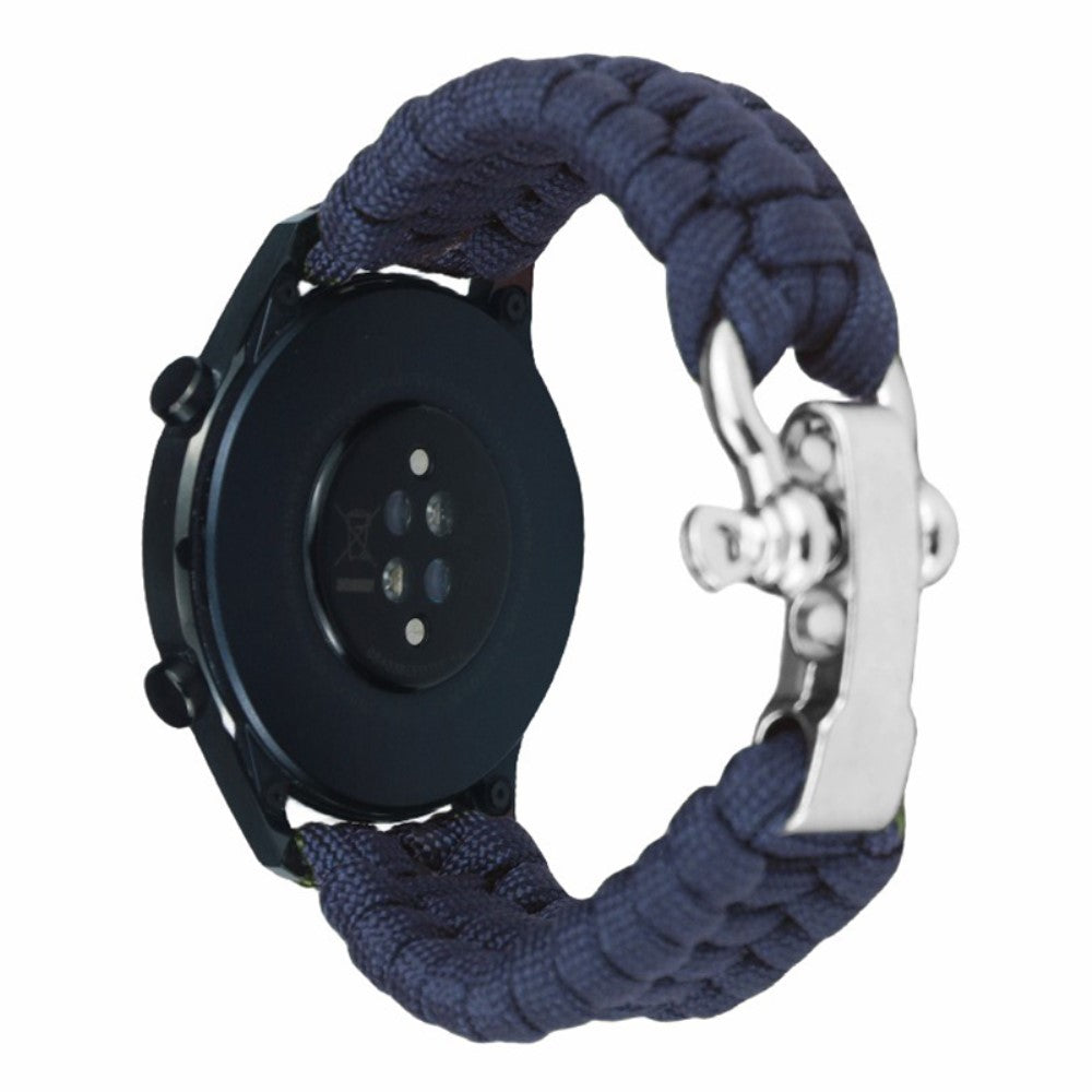 Huawei Watch GT4 46mm / Samsung Galaxy Watch3 45mm Watch Strap 22mm Braided Rope Wrist Band - Midnight Blue#serie_10