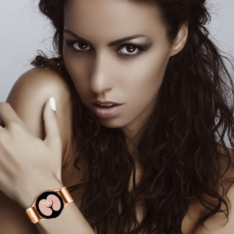 Vildt Fed Metal Universal Rem passer til Samsung Smartwatch - Pink#serie_068