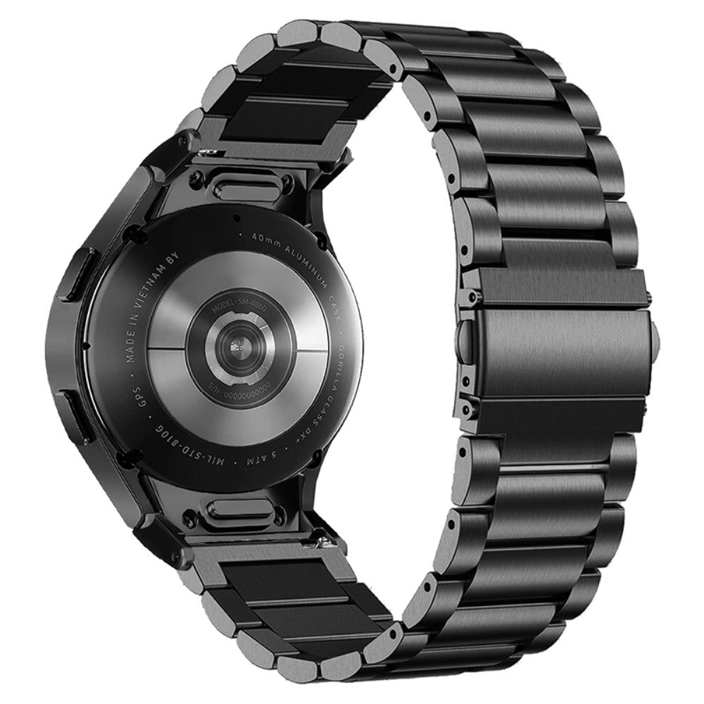 Alle Tiders Metal Universal Rem passer til Samsung Smartwatch - Sort#serie_077