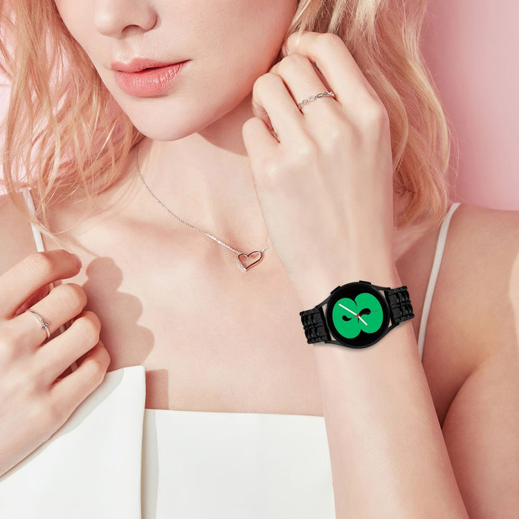 Holdbart Metal Universal Rem passer til Samsung Smartwatch - Sort#serie_2