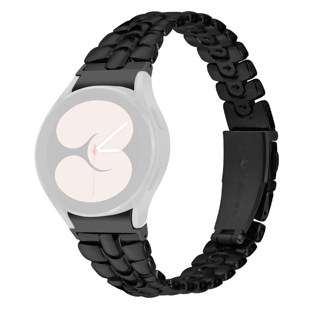 Rigtigt Godt Metal Universal Rem passer til Samsung Smartwatch - Sort#serie_4