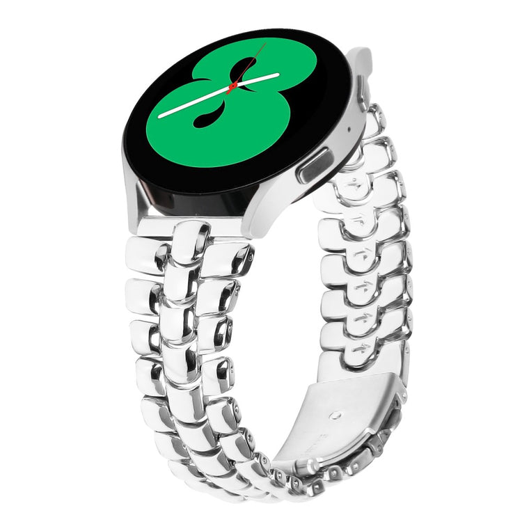 Mega Kønt Metal Universal Rem passer til Samsung Smartwatch - Sølv#serie_4