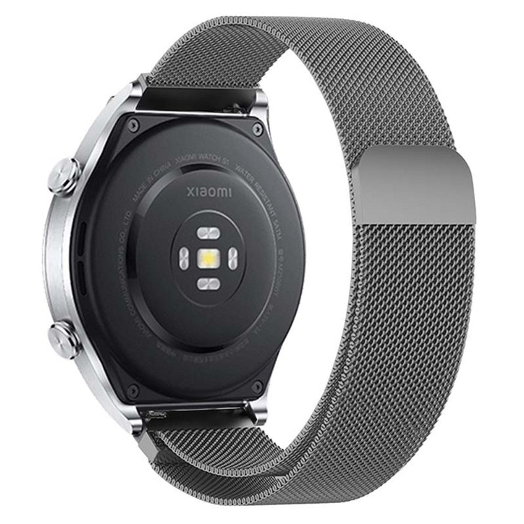 KALEBOL KLB-ML-001 Samsung Galaxy Watch3 45mm / Huawei Watch Ultimate Milanese Watch Strap 22mm Magnetic Metal Watch Band - Space Grey#serie_5