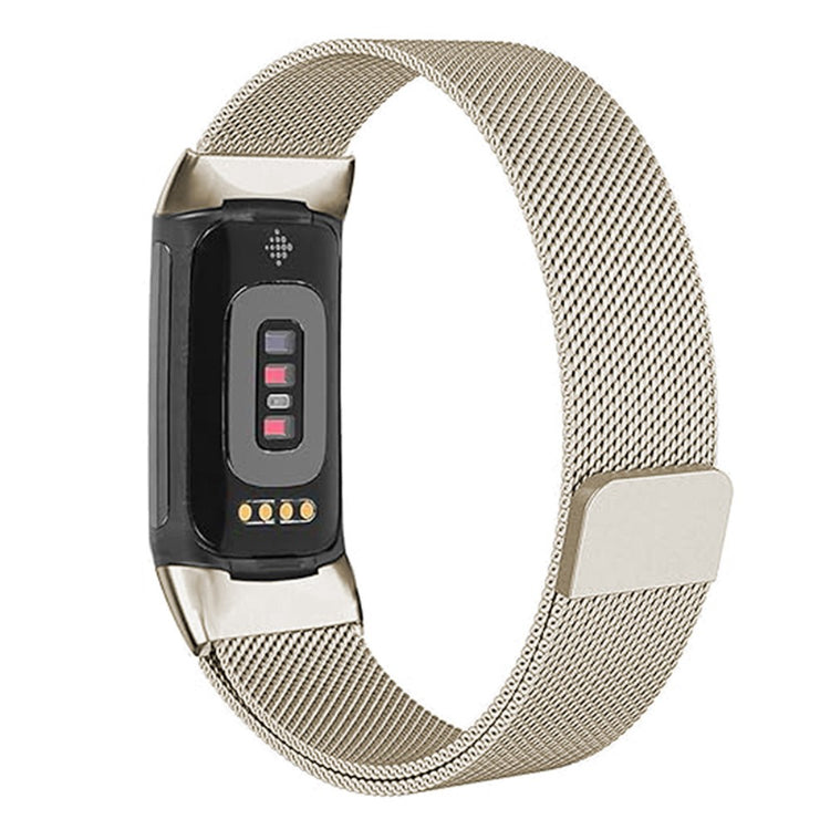 Godt Metal Universal Rem passer til Fitbit Charge 5 / Fitbit Charge 6 - Guld#serie_4
