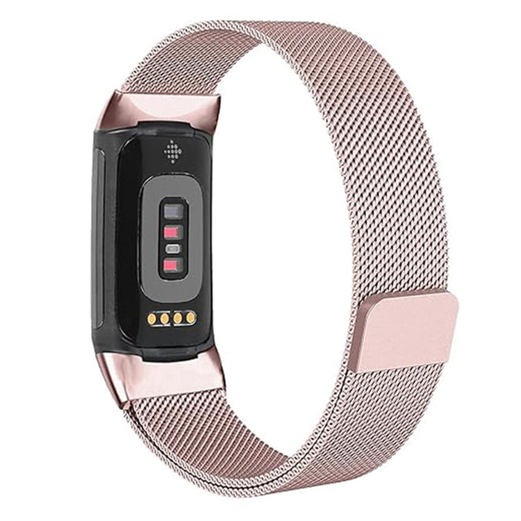 Godt Metal Universal Rem passer til Fitbit Charge 5 / Fitbit Charge 6 - Pink#serie_5