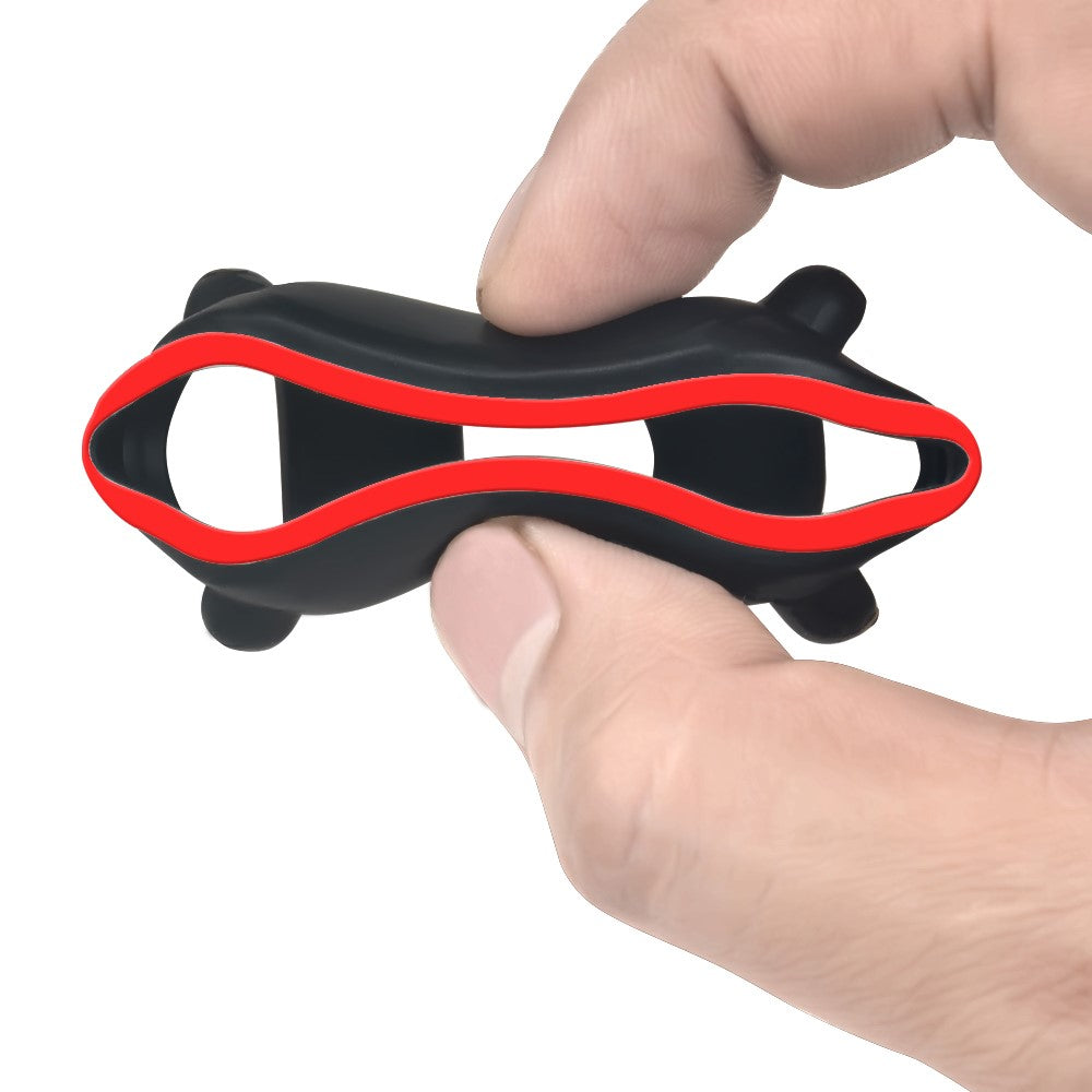 Huami Amazfit Bip / Bip Lite Protective Edge Case Dual Color Silicone Watch Cover - Black+Red#serie_2