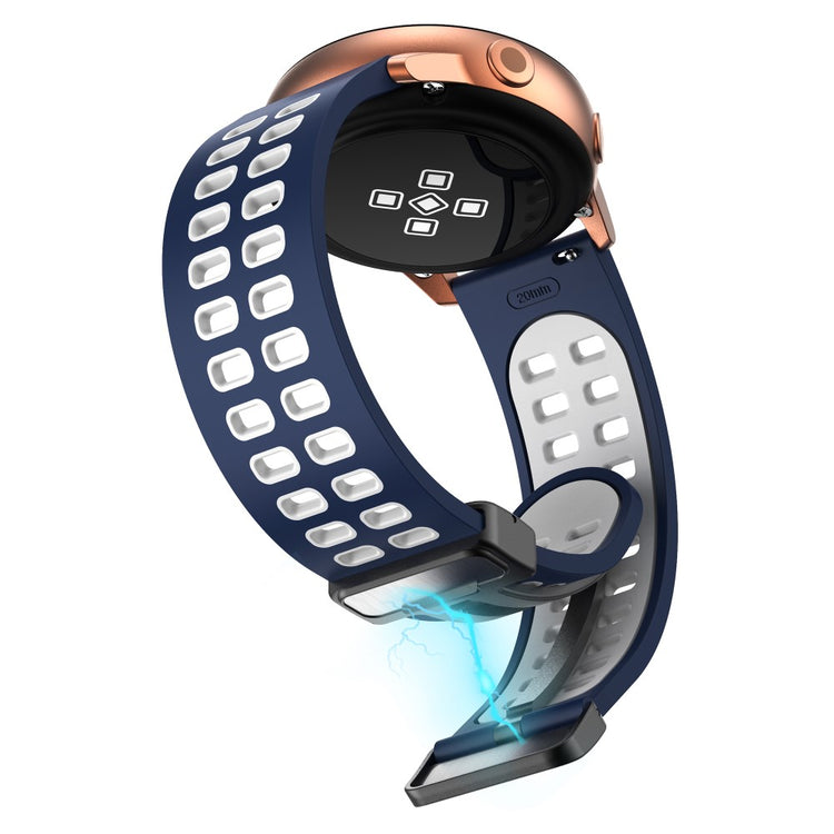 Alle Tiders Silikone Universal Rem passer til Smartwatch - Blå#serie_10