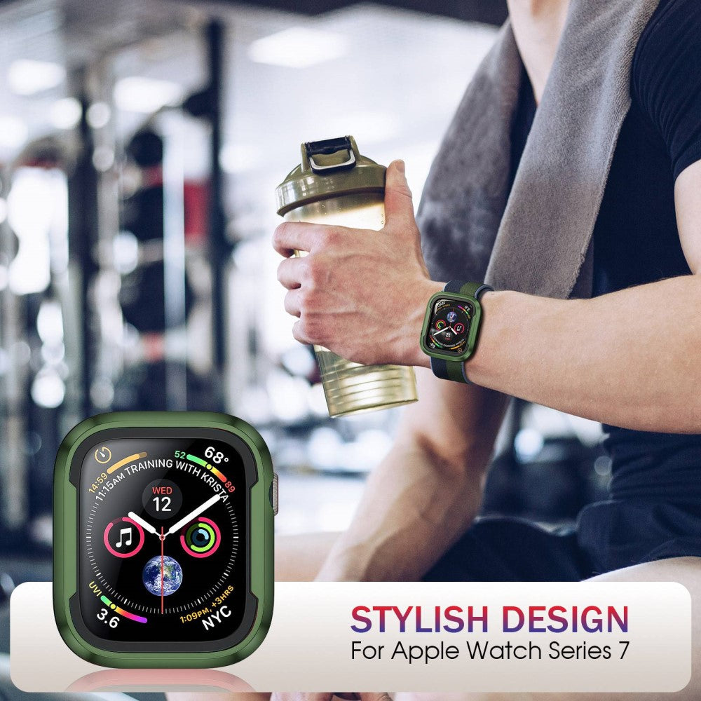 Apple Watch Series 8 (41mm) / Apple Watch Series 7 41mm Metal Bumper - Grøn#serie_8