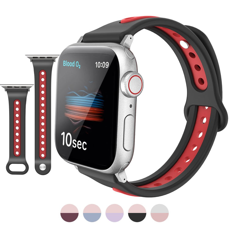 Vildt Fantastisk Silikone Universal Rem passer til Apple Smartwatch - Rød#serie_2