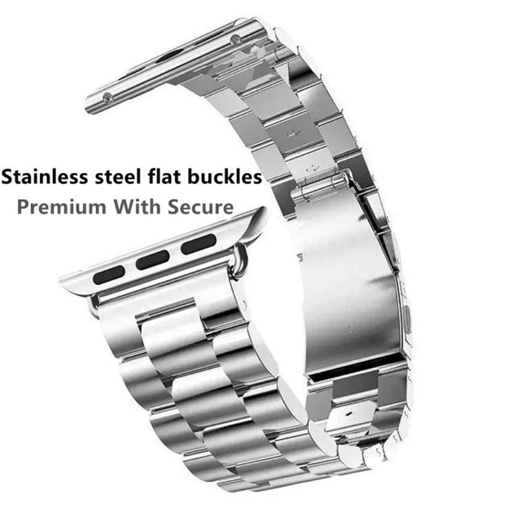 Meget Fed Metal Universal Rem passer til Apple Smartwatch - Sølv#serie_2