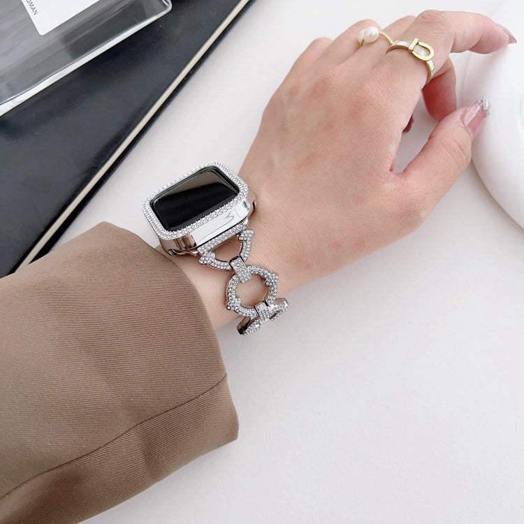 Alle Tiders Metal Universal Rem passer til Apple Smartwatch - Sølv#serie_2