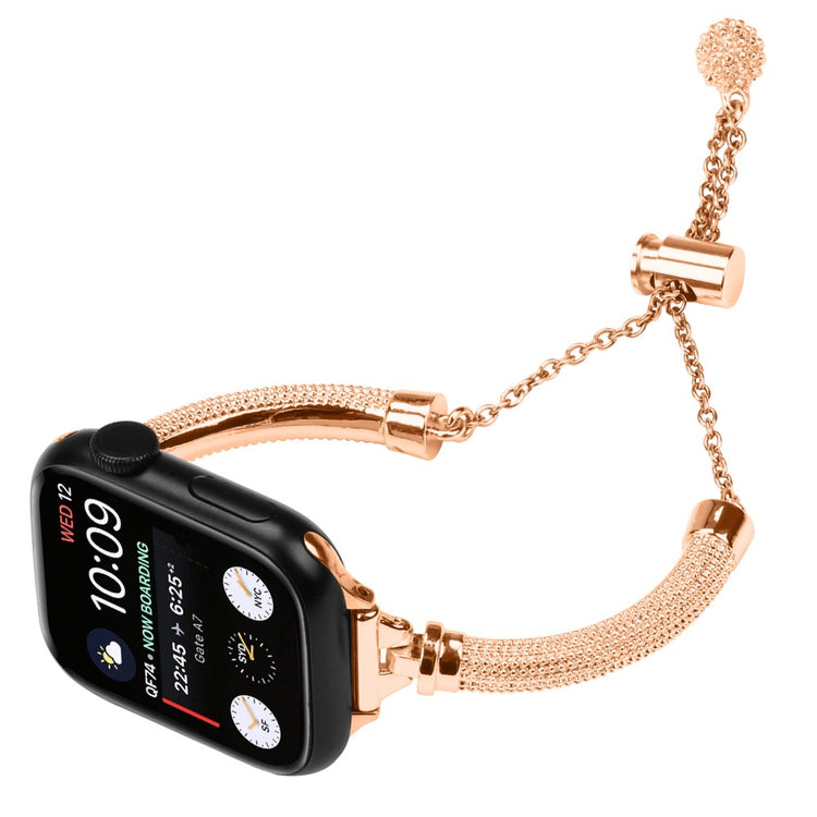 Rigtigt Fantastisk Metal Universal Rem passer til Apple Smartwatch - Pink#serie_3