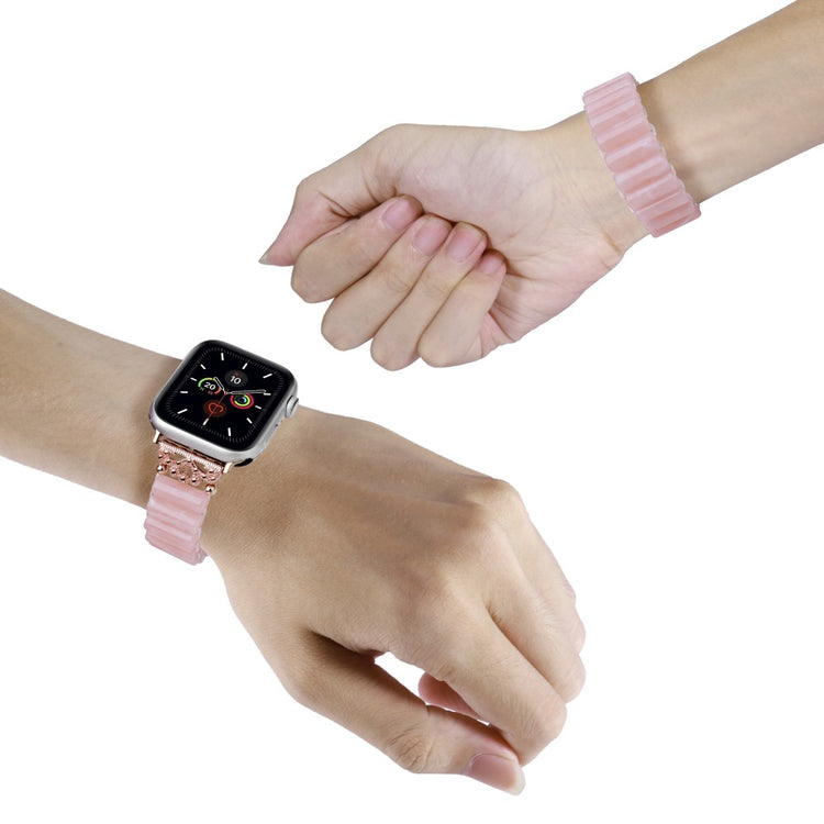 Vildt Fantastisk Plastik Universal Rem passer til Apple Smartwatch - Pink#serie_4