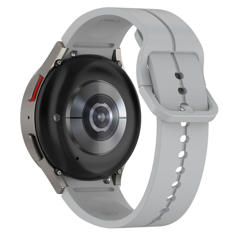 20mm silicone groove strap for Samsung Galaxy Watch 6 / 5 / 4 / 3 (41mm) - Grey#serie_9