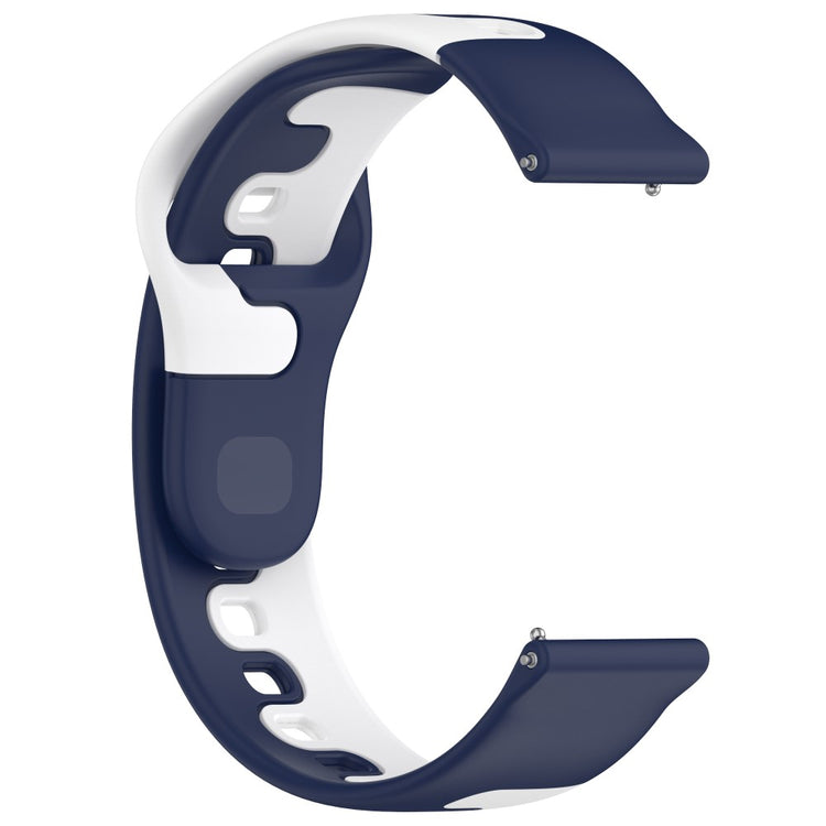 Mega Hårdfør Silikone Universal Rem passer til Smartwatch - Blå#serie_9