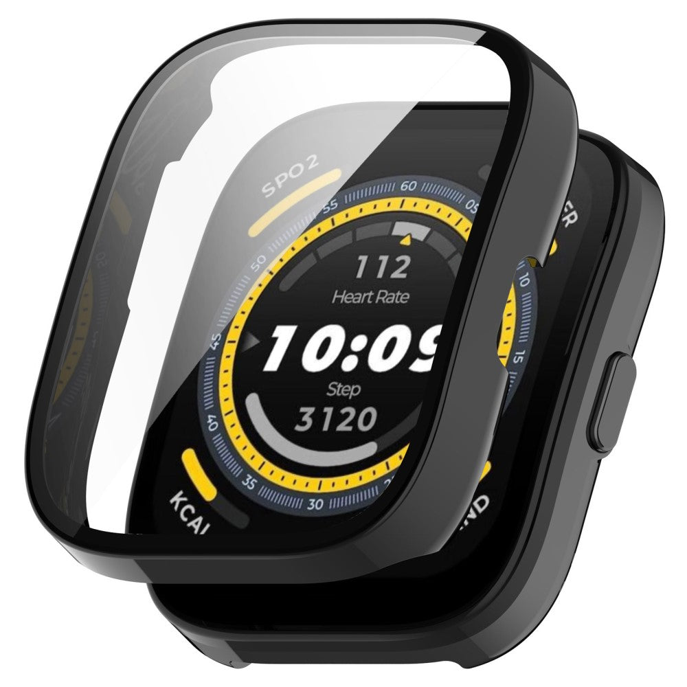 Amazfit Bip 5 protective cover with tempered glass - Black#serie_1