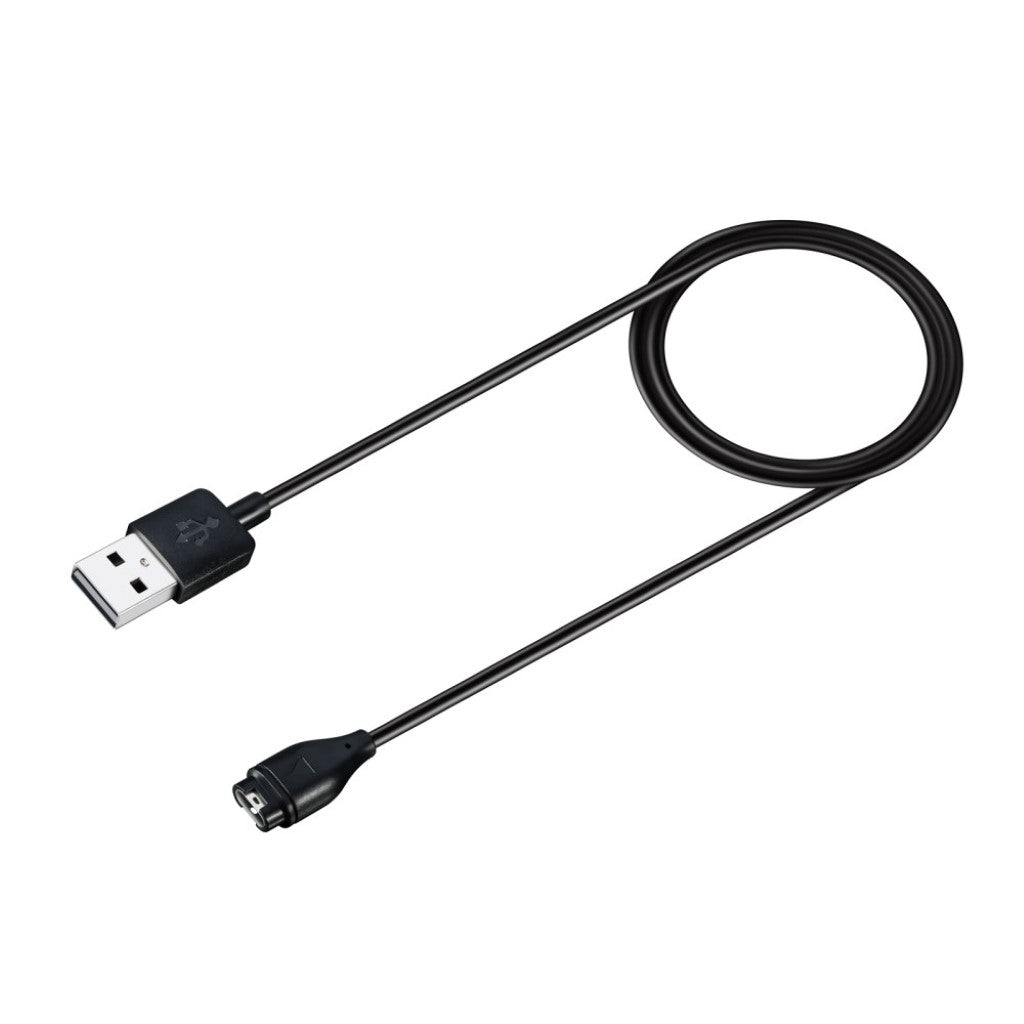 1 m Universal Garmin USB Opladningskabel - Sort#serie_456