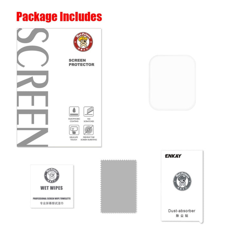 Apple Watch Series 4 40mm / Apple Watch 40mm Plastik  HD Skærmbeskytter - Gennemsigtig#serie_215