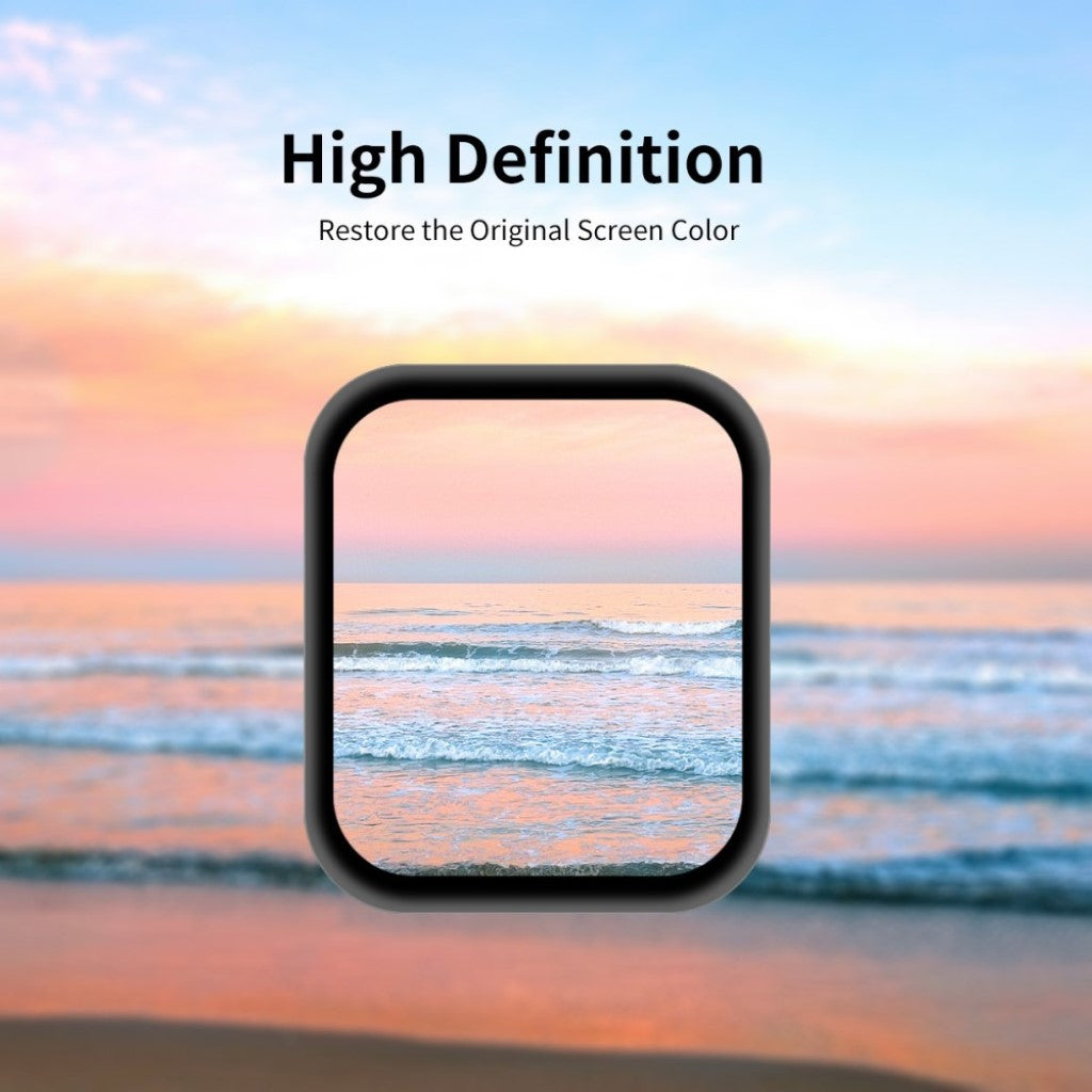 Universal Apple Plastik Skærmbeskytter - Sort#serie_1