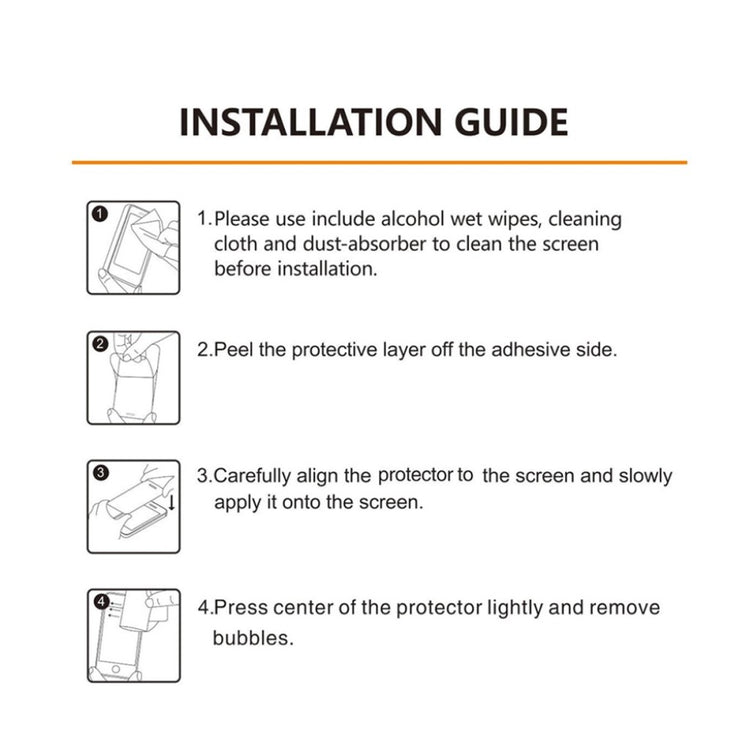 Universal Apple Plastik Skærmbeskytter - Sort#serie_1