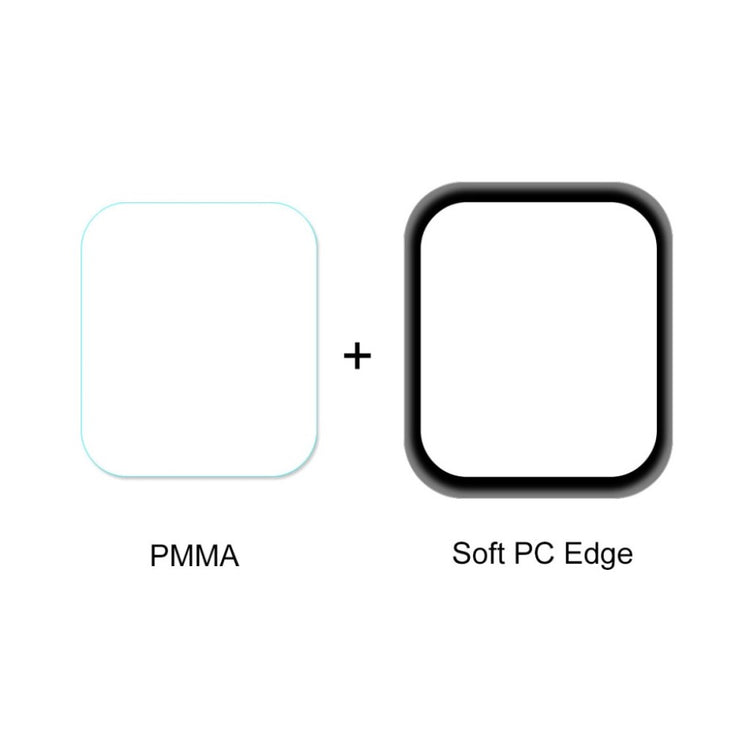 2stk Universal Apple Plastik Skærmbeskytter - Gennemsigtig#serie_293