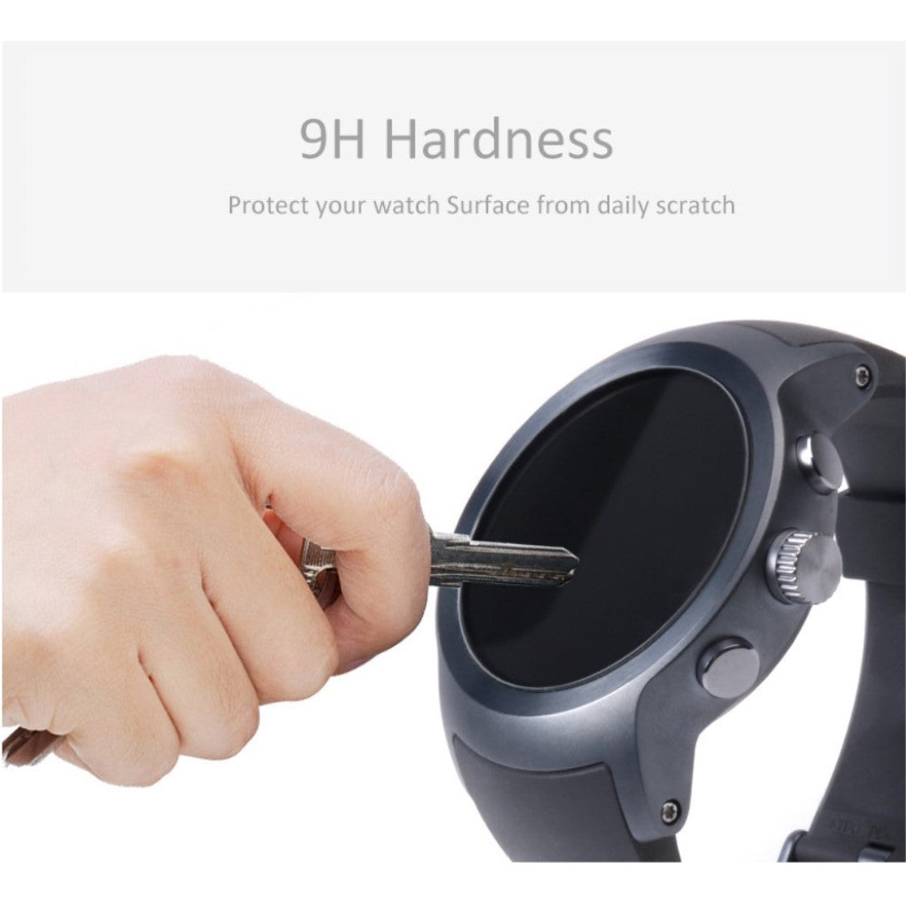 LG Watch Sport Hærdet Glas Skærmbeskytter - Gennemsigtig#serie_110