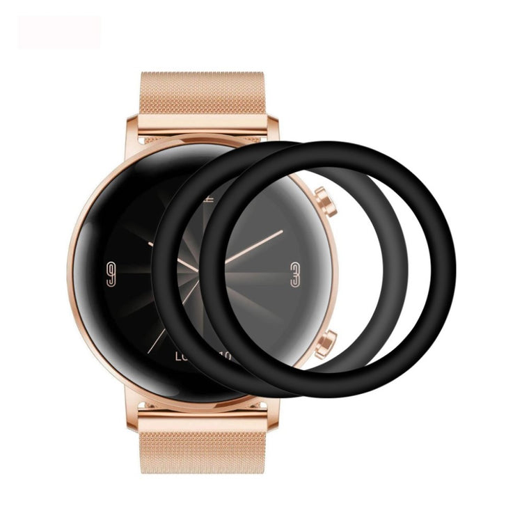 2stk Huawei Watch GT 2 42mm Plastik Skærmbeskytter - Gennemsigtig#serie_262