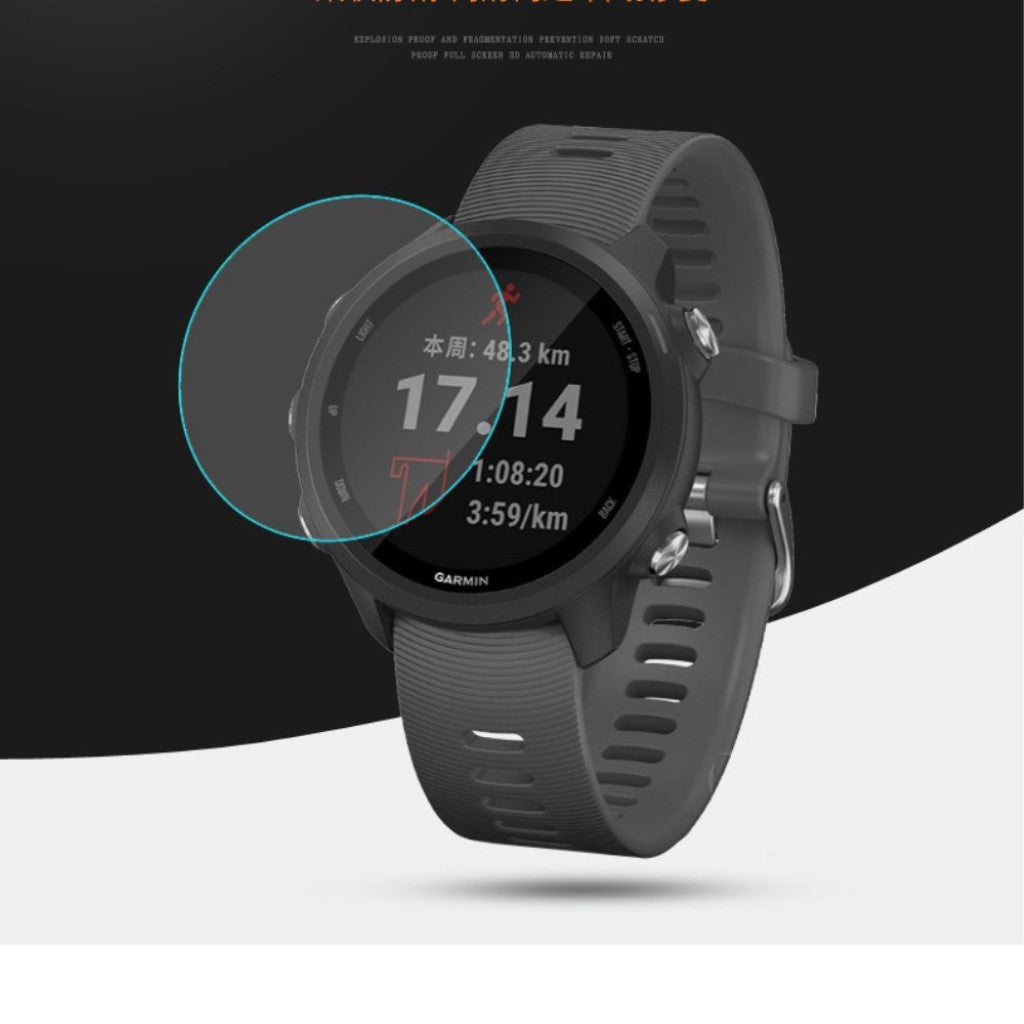 Garmin Forerunner 245 Plastik HD Skærmbeskytter - Gennemsigtig#serie_055