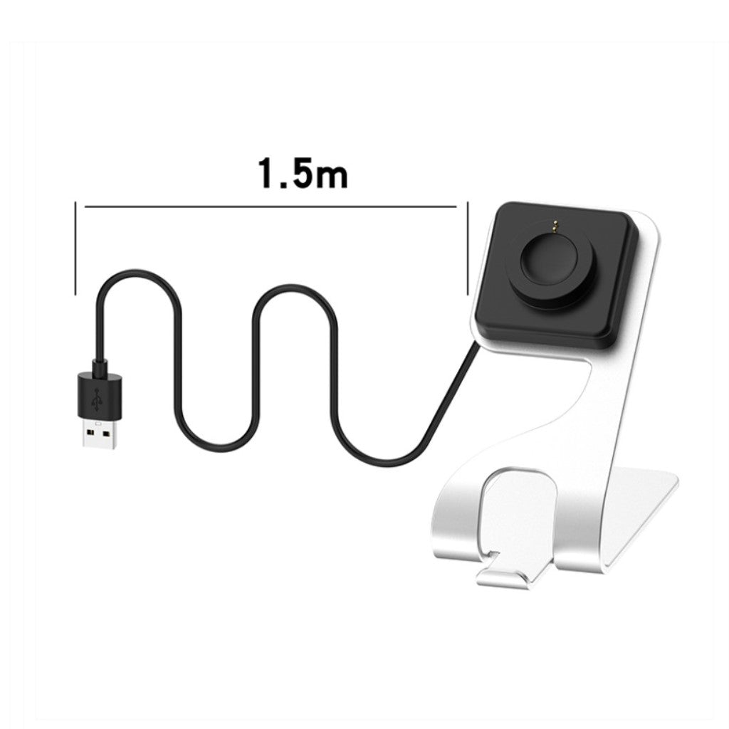 Metal Universal Smartwatch Ladestation - Sølv#serie_2