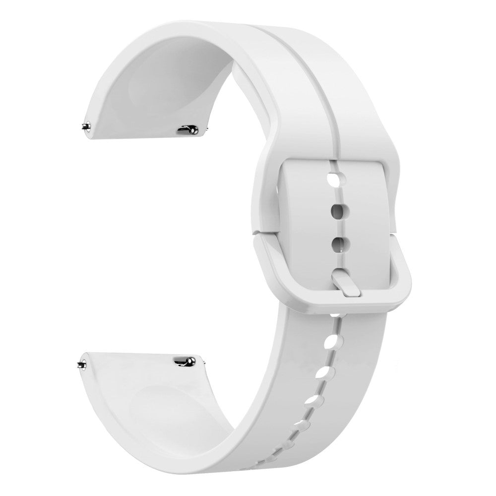 20mm silicone strap for Samsung and Huawei watch - White#serie_1