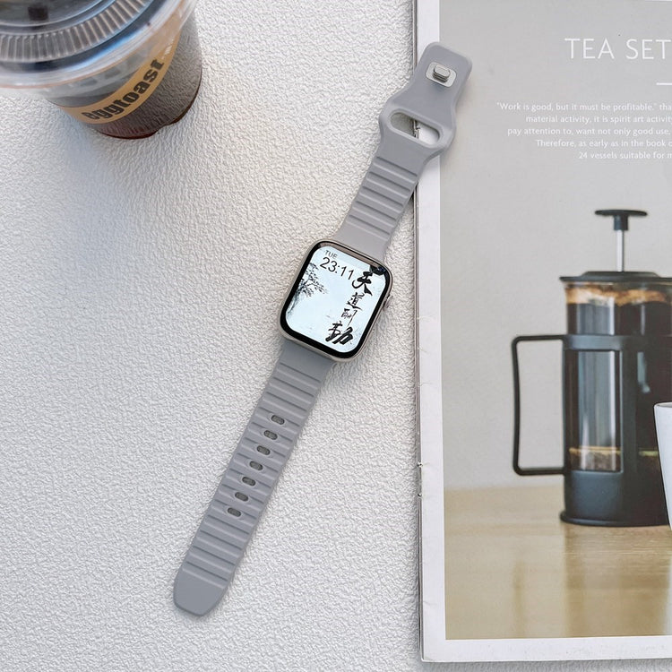 Flot Universal Apple Silikone Urrem - Sølv#serie_7