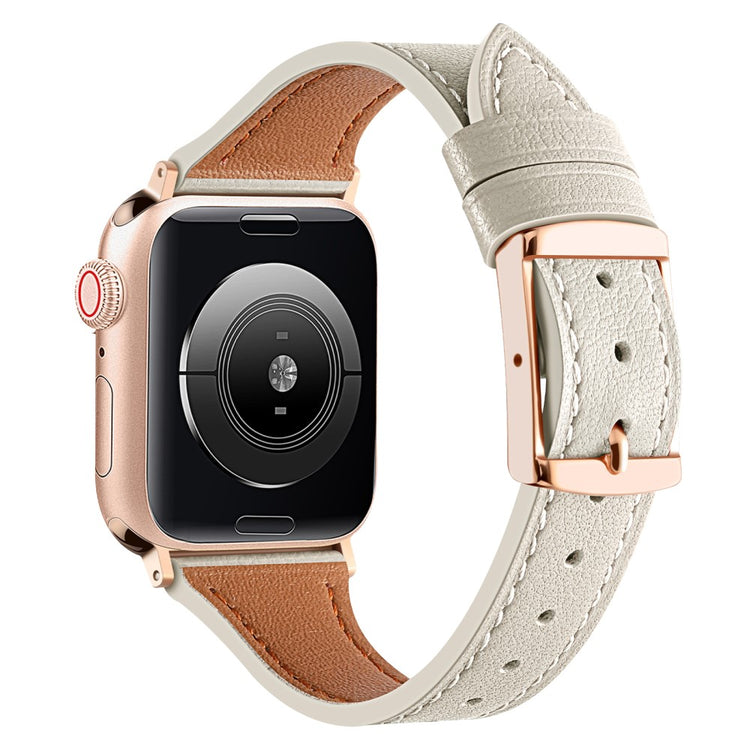 Smuk Universal Apple Ægte læder Rem - Hvid#serie_5