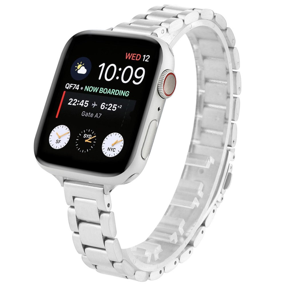 Rigtigt skøn Universal Apple Metal Rem - Sølv#serie_4