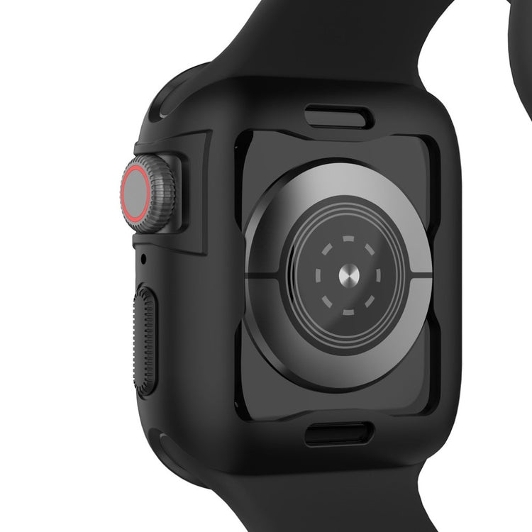 Mega Godt Apple Watch Series 5 40mm / Apple Watch 40mm Silikone Cover - Sort#serie_1