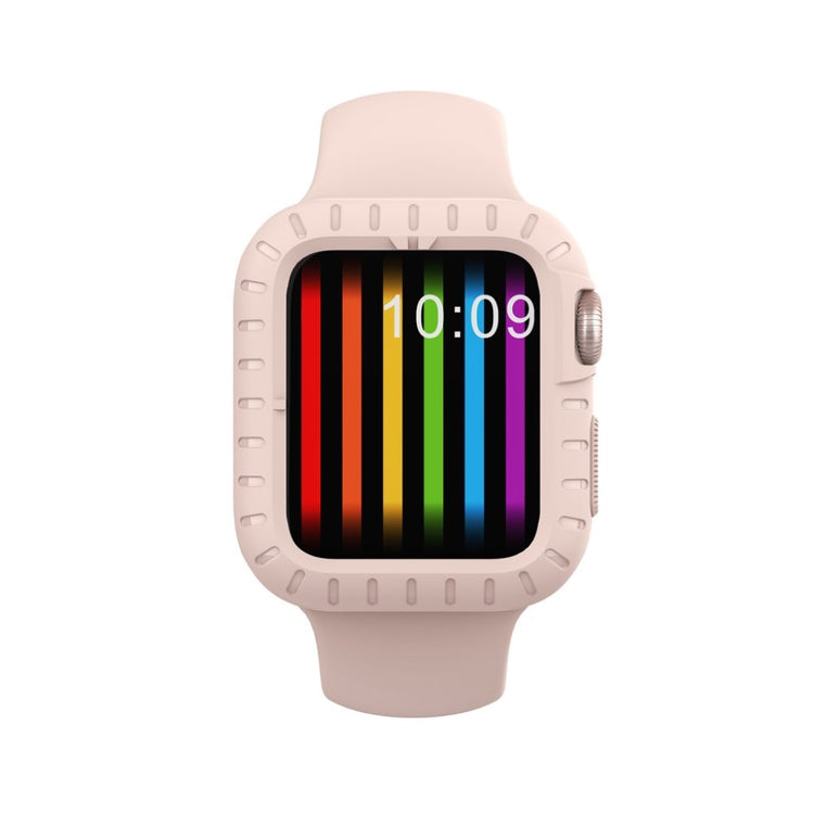 Mega Godt Apple Watch Series 5 40mm / Apple Watch 40mm Silikone Cover - Pink#serie_4