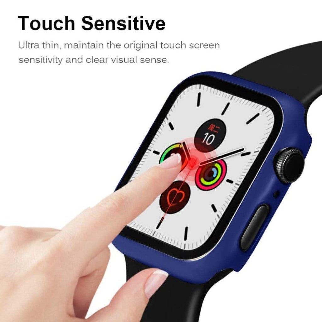 Universal Apple Mat Plastik Bumper  - Blå#serie_9