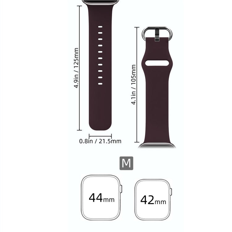 Apple Watch Series 5 44mm / Apple Watch 44mm Silikone Rem - Lilla#serie_3