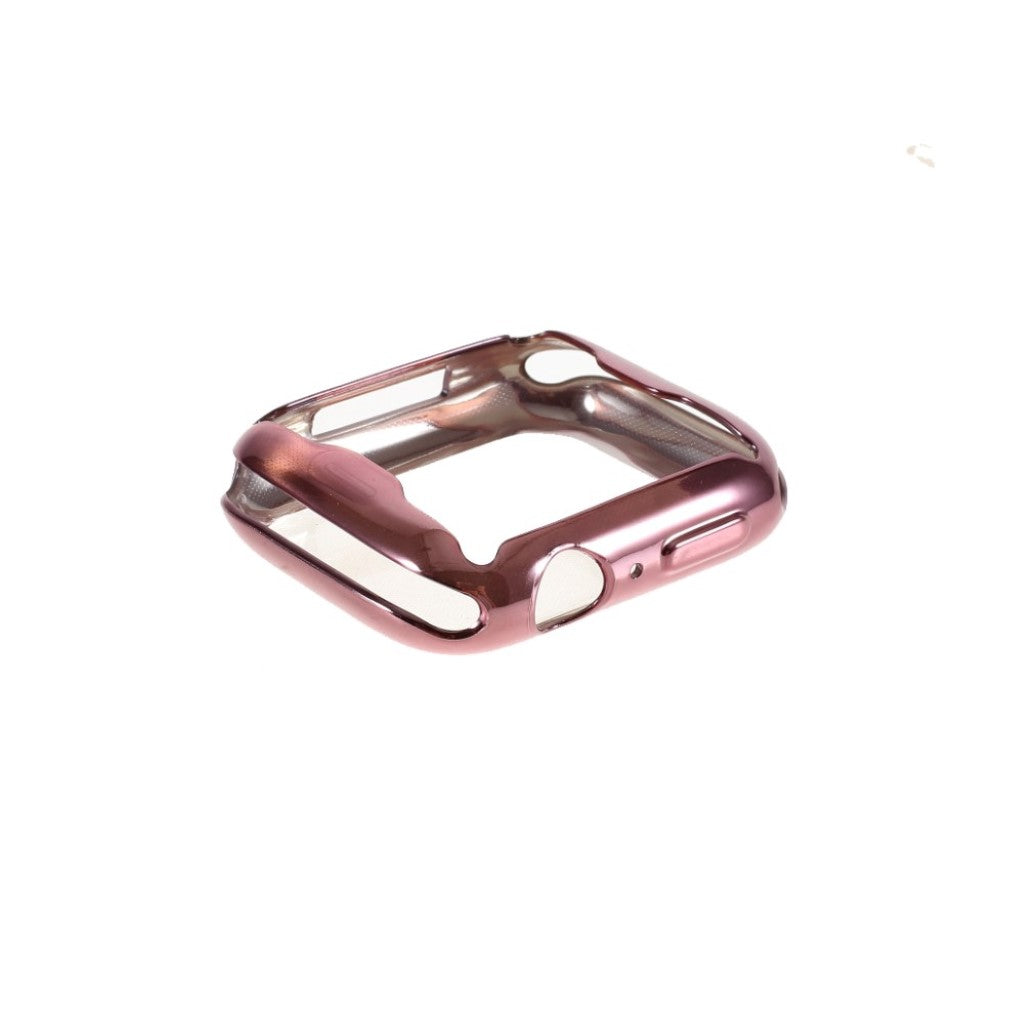 Universal Apple  Silikone og Glas Bumper  - Pink#serie_2