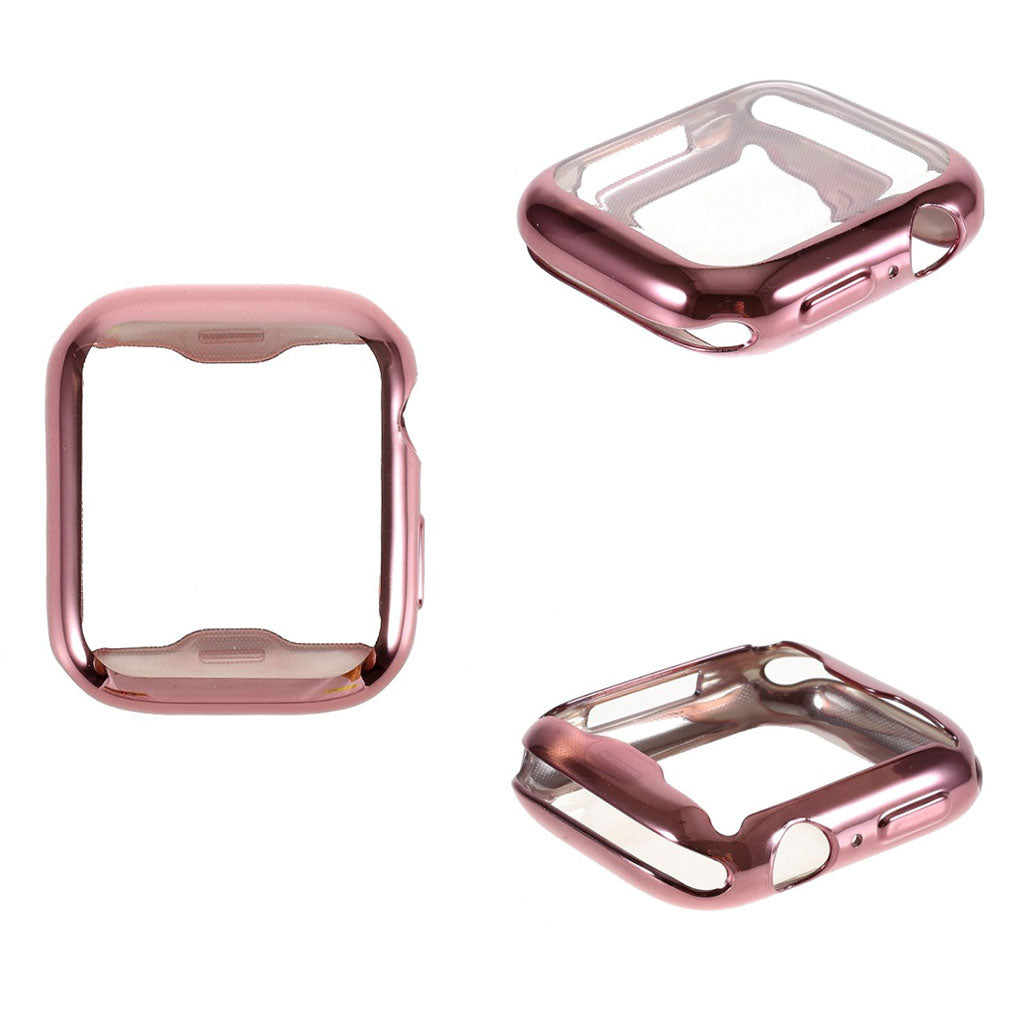 Universal Apple  Silikone og Glas Bumper  - Pink#serie_2