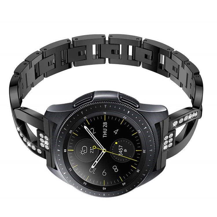 Super flot Universal Metal og Rhinsten Rem - Sort#serie_1