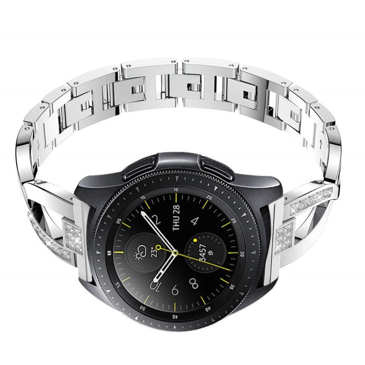 Super flot Universal Metal og Rhinsten Rem - Sølv#serie_2